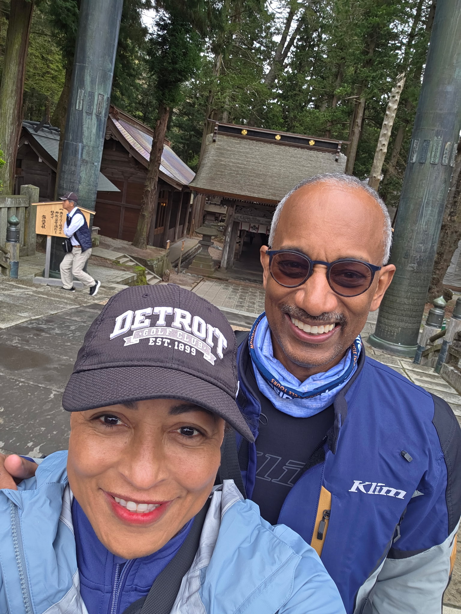 At a mountain shrine in Japan